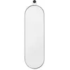 Image de Miroir oval Poise Ferm Living Noir taille unique
