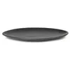 Image de Ferm Living Flow Assiette Noir Ø 22 cm
