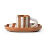 Image de Tasse Milu et sous-tasse en porcelaine Ferm Living Rouge taille unique