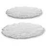 Image de Assiettes Momento en verre - Set de 2 Ferm Living Transparent L