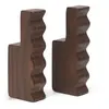 Image de Patères Unda - Set de 2 Ferm Living Marron taille unique