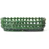 Image de Panier ovale Ceramic Ferm Living Vert émeraude taille unique