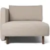 Image de Canapé Dase bouclé méridienne gauche Ferm Living Beige taille unique
