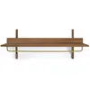 Image de Etagère étroite Sector Ferm Living Chêne fumé taille unique