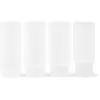 Image de Verres longs Ripple - Set de 4 Ferm Living Blanc taille unique