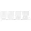 Image de Verres Ripples - Set de 4 Ferm Living Blanc taille unique