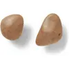 Image de Patères en bois Cairn - Set de 2 Ferm Living Chêne clair taille unique