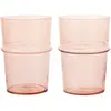 Image de Verres Boya - Set de 2 Ferm Living Framboise M