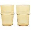 Image de Verres Boya - Set de 2 Ferm Living Jaune M