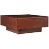 Image de Table basse avec tiroir en bois FSC Blur Storage Ferm Living Bois foncé taille unique