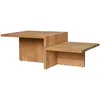 Image de Table basse en bois FSC Distinct Ferm Living Bois clair taille unique