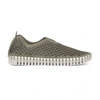 Image de Ilse Jacobsen pour femme. TULIP3275 Slip In Tulip chaussures vertes (38), Tissu, Plat, Aucun, Casuel
