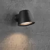 Image de Nordlux Applique d'extérieur Aleria, métal noir