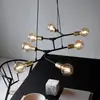 Image de Nordlux Suspension Josefine en noir, à 7 lampes