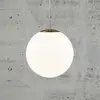 Image de Nordlux Suspension Grant en laiton avec boule de verre Ø 35cm