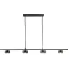 Image de Nordlux Clyde Suspension Noir 115 cm de largeur Dimmable LED
