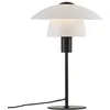 Image de Nordlux Lampe de table Verona - E27 - IP20 - Noir - Verre blanc opale
