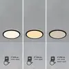 Image de Nordlux Plafonnier LED Oja 29 IP54 3 000/4 000 K noir