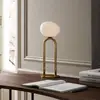 Image de DFTP by Nordlux lampe à poser Shapes, blanc/laiton, verre, hauteur 47 cm, E27