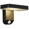 Image de Applique murale d'extérieur LED Rica Square - 5 W - 3000 K - IP44 - Noir