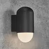 Image de Nordlux Applique d'extérieur Heka, noir, aluminium, hauteur 21,6 cm