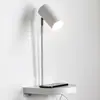 Image de Nordlux Applique Cody avec tablette et USB port, blanche