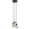 Image de Suspension PACO 3 ampoules E27 Noir