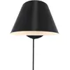 Image de DFTP by Nordlux Applique Stay Short avec prise, noire