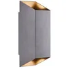 Image de Nordlux Applique murale extérieur carré, Nico 22 en aluminium anthracite, IP54