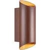 Image de Nordlux Applique murale extérieur ronde, Nico 22 en aluminium rouille, IP54