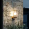 Image de Nordlux Applique d'extérieur Linton, laiton, hauteur 30 cm, IP54