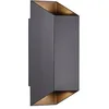 Image de Nordlux 2218221003 - Lampada da parete Nico, quadrato, nero, IP54