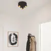 Image de Nordlux Downlight Pitcher, GU10, à 3 lampes, rond, métal, noir