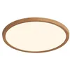 Image de Nordlux Oja Feuille de bois lumineuse semi-affleurante à LED intégrée 2700K