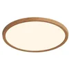 Image de Nordlux Oja Feuille de bois légère semi-affleurante à LED intégrée à intensité variable 2700K IP54