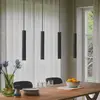 Image de Nordlux Suspension Vico, à 4 lampes,long, métal, noir
