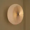 Image de Nordlux Plafonnier Belloy 40, abat-jour en papier plissé, blanc