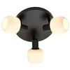 Image de Nordlux Milford Mini 3-Rondel Deckenleuchte, E14, IP20, 220-240V, schwarz (2412606003)
