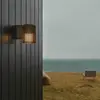 Image de Nordlux Applique d'extérieur Aludra Seaside, aluminium, brun métallisé