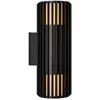 Image de Nordlux Applique murale extérieur adapté aux zones côtières, Aludra double en aluminium noir, IP54