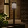 Image de Nordlux Borne lumineuse solaire Coupar, noir, aluminium, IP44