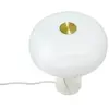 Image de DFTP by Nordlux Lampe à poser Glossy, blanche, hauteur 24 cm, marbre/verre