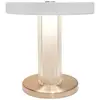 Image de DFTP by Nordlux Lampe à poser LED rechargeable Trezzi, blanche, hauteur 22 cm, métal/verre