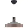 Image de Nordlux Suspension Elvas, marron clair, Ø 37 cm, métal/marbre