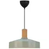 Image de Nordlux Suspension Elvas, vert poussiéreux, Ø 37 cm, métal/liège