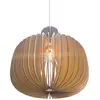 Image de Nordlux Suspension Hazo, Ø 43 cm, couleur naturelle, bois