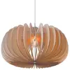 Image de Nordlux Suspension Hazo, Ø 65 cm, couleur naturelle, bois