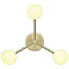 Image de Nordlux Plafonnier Contina, couleur laiton, Ø 48 cm, métal/verre