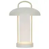 Image de Nordlux Lampe à poser LED rechargeable Mirano, couleur beige, hauteur 29 cm Métal