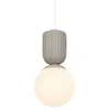 Image de Nordlux Suspension Sadie, couleur beige, Ø 15 cm, verre/céramique